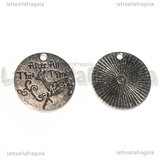 Ciondolo Harry Potter Dopo tutto questo tempo Always in metallo argento antico 20mm