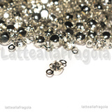 15 Connettori in Ottone Strass Cristal 4x8x3mm