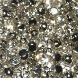 15 Connettori in Ottone Strass Cristal 4x8x3mm
