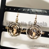 Orecchini Giratempo in metallo Gold Plated