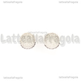 10 Perle in Acrilico Bianco effetto perline 10mm