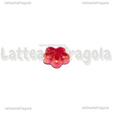 3 Fiori in Ceramica Rosso foro passante 12mm