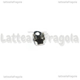 5 Terminali in Acciaio Inox per catene strass 2.5mm