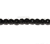 Perle Sfaccettate in Agata Nera 6mm filo 38cm