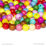 200 Perle in Acrilico colori misti 4mm