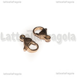 Gancio in Acciaio Inox Oro Rosa 13x8mm
