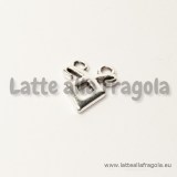 Connettore RunaAngelica in metallo argento antico 14.5x11.5mm