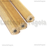 3 Matite HB in Legno Esagonale Colore Naturale 17.5x7mm