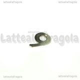 Ciondolo Numero 9 in Acciaio Inox 11x8mm