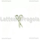 Charm Forbici in metallo argento antico 17x8mm