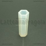 Stampo Cristallo Sfaccettato a Punta in silicone 49x15mm