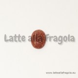 Cabochon Ovale 8x6mm in Pietra del sole sintetica