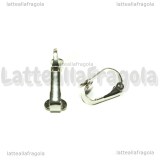 Coppia Orecchini a Clip in Acciaio Inox 16x7.5mm