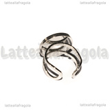 Base anello in Acciaio inox regolabile con base tonda 18mm