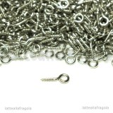 30 Ganci a vite con occhiello in acciaio inox 10x4mm
