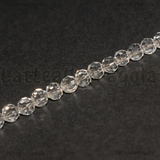 Perle mezzocristallo sfaccettato cristal 4mm filo 35cm