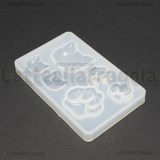 Stampo in silicone Cats Lovers lucido 7.8x4.8cm
