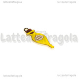 Ciondolo Pozione Felix Felicis in metallo dorato smaltato 10x28mm