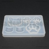Stampo in silicone Cats Lovers lucido 7.8x4.8cm