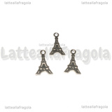 3 Charms Torre Eiffel in Acciaio Inox 12x7mm
