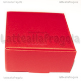 Scatola in Cartone Rosso 7.5x6.5x3cm