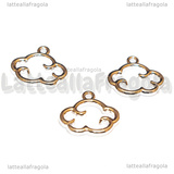 Charm Nuvola in metallo Silver Plated 15x14mm