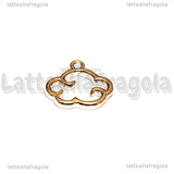 Charm Nuvola in metallo Silver Plated 15x14mm