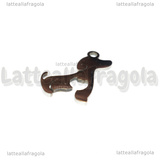 Ciondolo Cane e Gatto in Acciao Inox 18x17mm