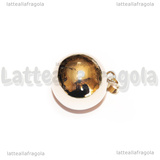 Ciondolo Sfera Chiama Angeli in rame argentato 25mm
