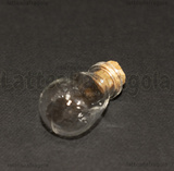 Ciondolo Bottiglietta Pera in vetro con tappo in sughero 30x14mm