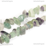 Filo Chips Fluorite naturale 5x2mm 85cm 