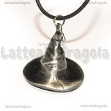 Cappello Parlante di Harry Potter 29mm argentato con collana in caucciù