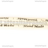 1 Metro Nastro in cotone Tag stampa Handmade 15mm