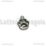 Charm Zampa 3D in Acciaio Inox 14.5x10x5.5mm