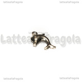 Charm Delfino 3D in Acciaio Inox 16x10.5x3mm