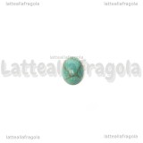 Cabochon in Pasta di Turchese 8x6mm