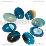 Cabochon in Agata Azzurra 25x18mm