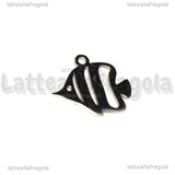 Ciondolo Pesce in Acciaio Inox 15x18mm