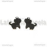 Charm Gatto in Acciaio Inox 15x10.5mm
