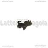 Charm Gatto in Acciaio Inox 15x10.5mm