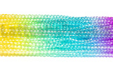 Perle mezzocristallo sfaccettato colori sfumati 3x2.8mm filo 37cm