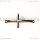 Connettore Croce in acciaio 304 47x22mm