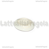Piattino in ceramica bianca 17.5mm