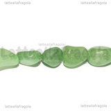 Pepite in Quarzo Avventurina Verde 8-14x6-8x4-8mm Filo 39cm