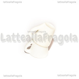 Miniatura Tazza Mug 3D in resina bianca 16x13mm