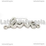 Connettore LOVE in acciaio 201 29x11mm