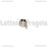Portapendente in Acciaio Inox Puntinato 9x6x4.5mm