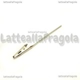 Porta memo in metallo con clip 9.5cm