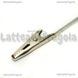 Porta memo in metallo con clip 9.5cm