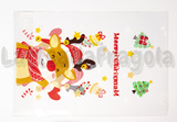 5 Buste Renna in plastica trasparente 24x16cm